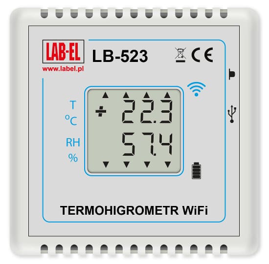 Termohigrometr WiFi LB-523