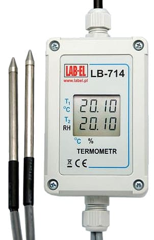 Termometr z sondą psychrometr LB-710ATF Termometr z sondą psychrometr LB-710ATF