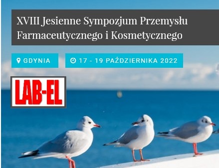 XVIII Jesienne Sympozjum Przemysłu Farmaceutycznego i Kosmetycznego