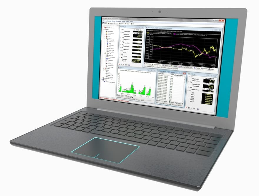 Program SCADA LBX - monitoring temperatury i wilgotności