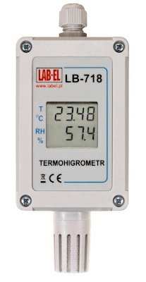 Dokładny termohigrometr 0,01°C MODBUS RTU LB-718