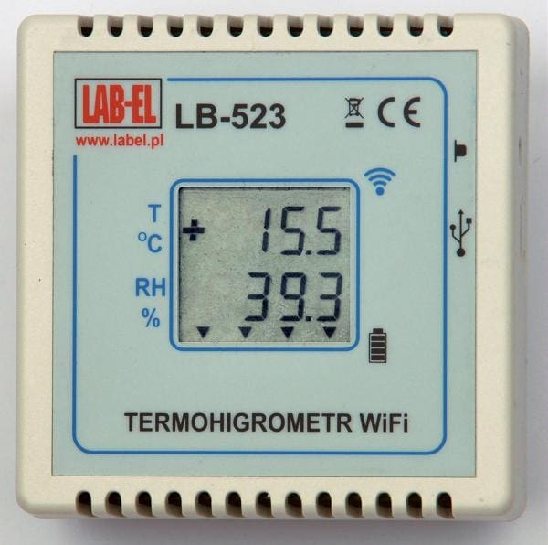 Bezprzewodowy termometr higrometr LB-523 WiFi, bezprzewodowy rejestrator WiFi