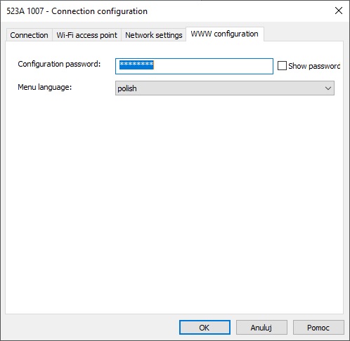 Configuration LB-523A via USB