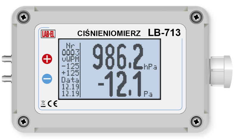 Elektroniczny ciśnieniomierz LB-713 Ciśnieniomierz różnicowy LB-713