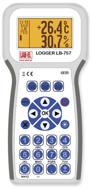 Termohigrobarometr LB-575 Rejestrator LB-757