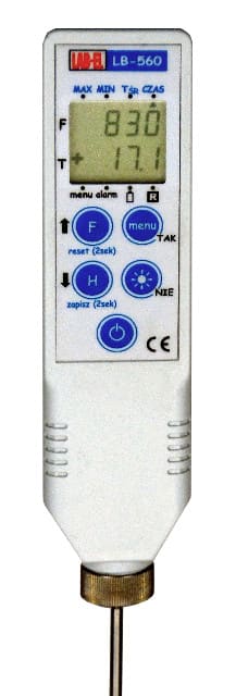 Przenośny termometr LB-560A, rejestrator