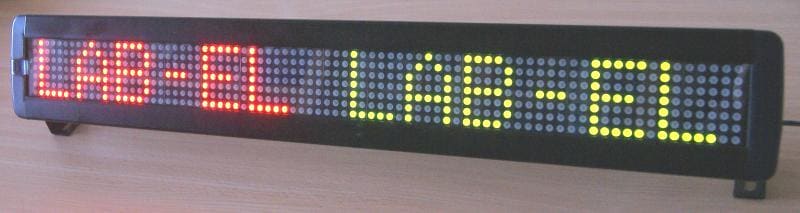 Kolorowy wyświetlacz tablicowy LED LB-111