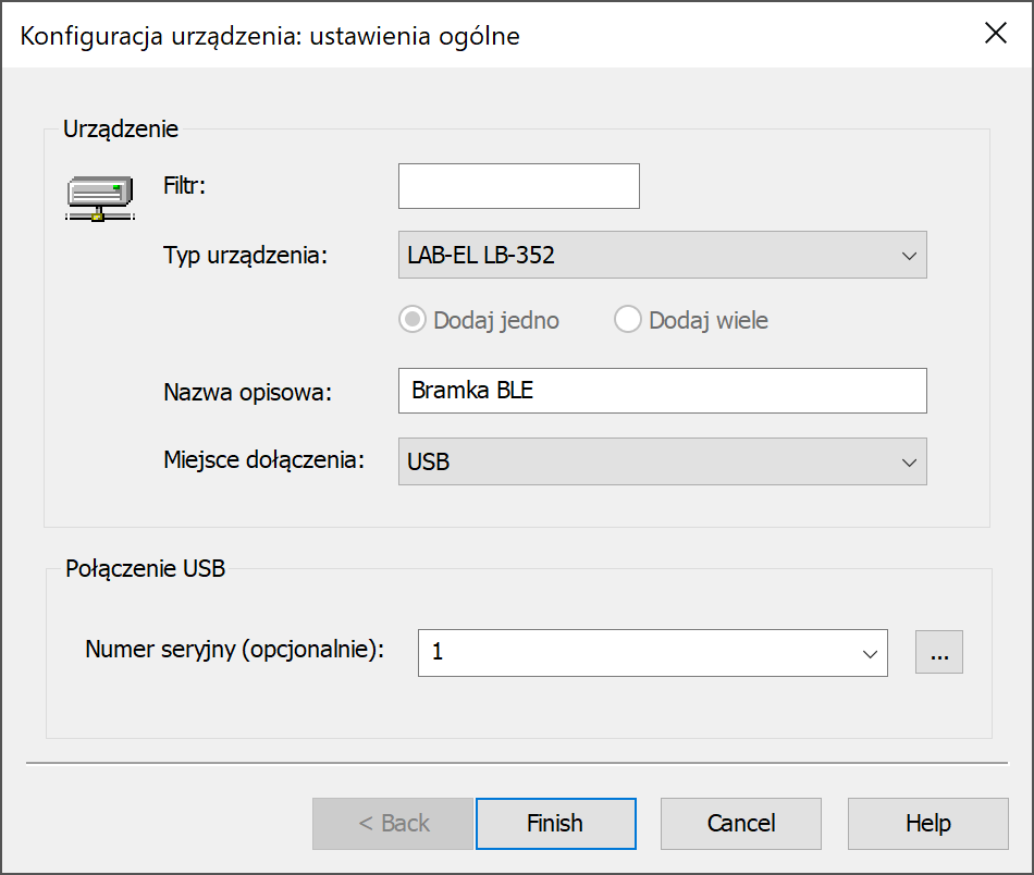lbx: dodawanie urządzenia