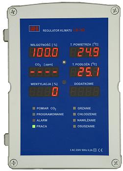 Panel czołowy regulatora LB-762